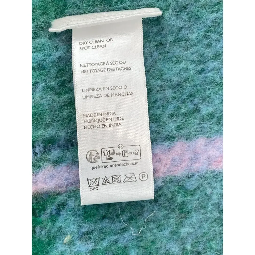 Anthropologie blanket tartan